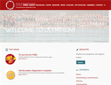 Tablet Screenshot of olympiumsynchro.com